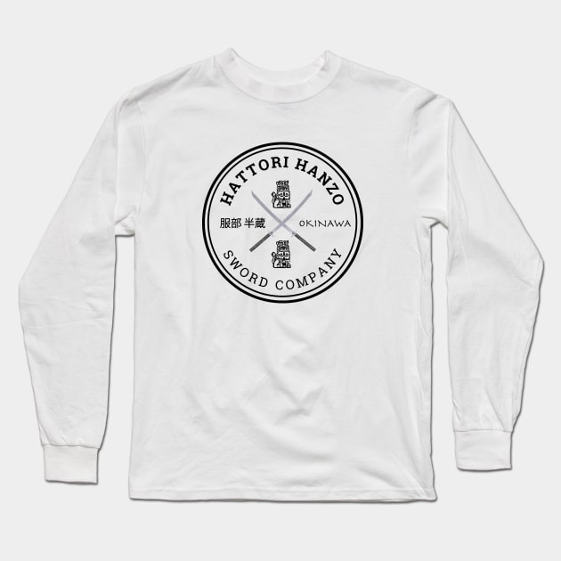 Hattori Hanzo Sword Company Long Sleeve T-Shirt by BodinStreet